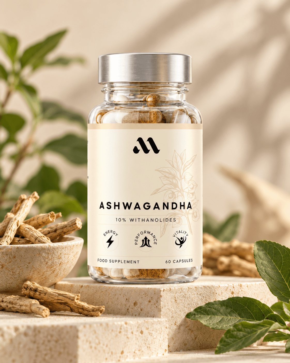 Ashwagandha KSM-66 | 60 kapslar